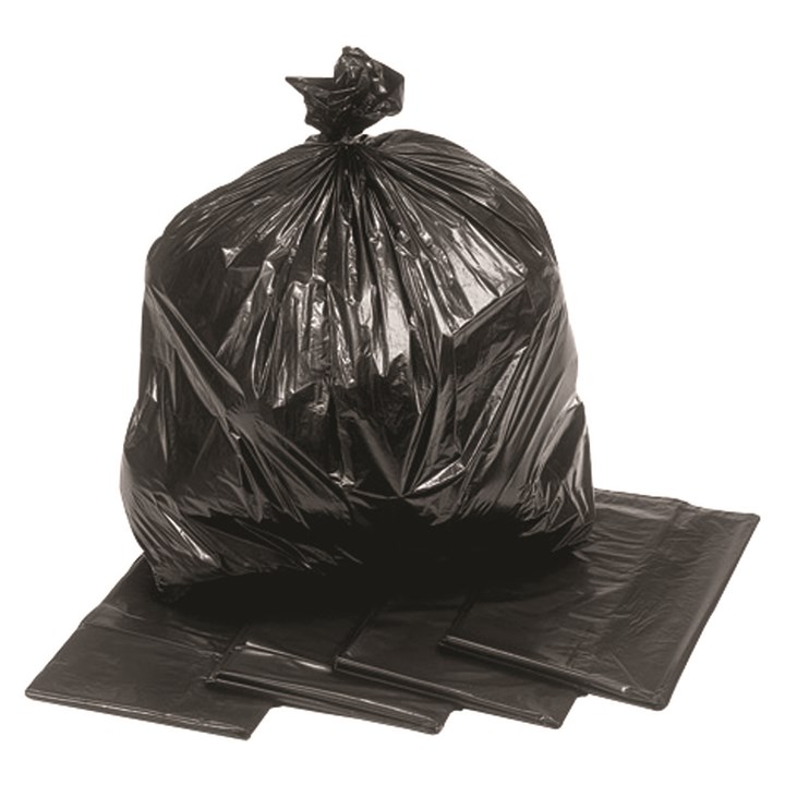 Bin Bag Black Extra Heavy Duty 18x29x38in 90L