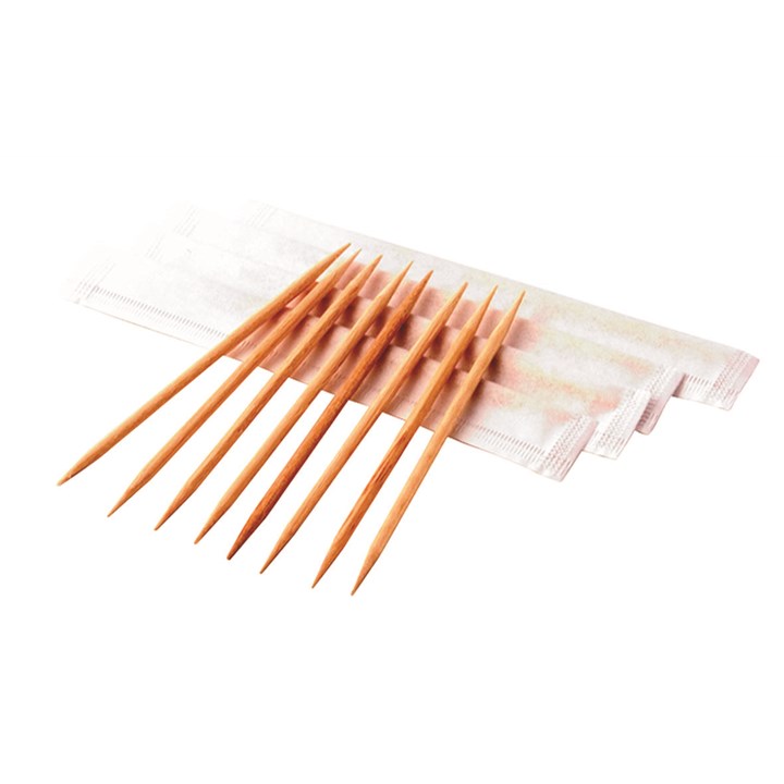 Wooden Toothpick Individually Wrapped