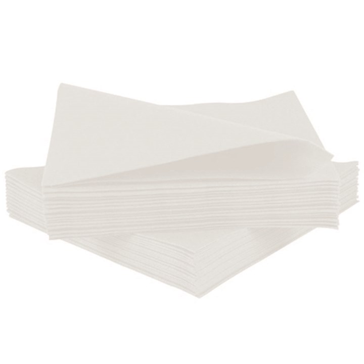 Napkin 40cm White Airlaid 8 Fold