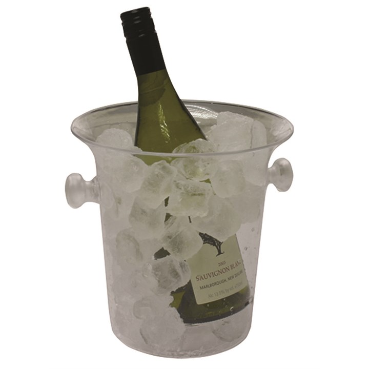 Clear Acrylic Champagne Bucket With Handles
