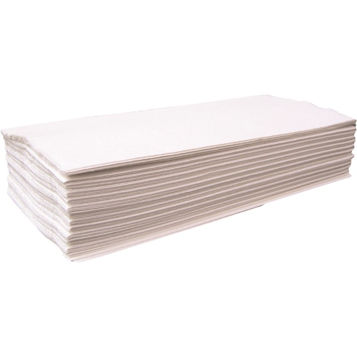 C Fold Hand Towel Biodegradable 2 Ply White