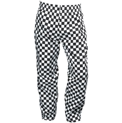 Big Blue Check Chef's Trousers Small