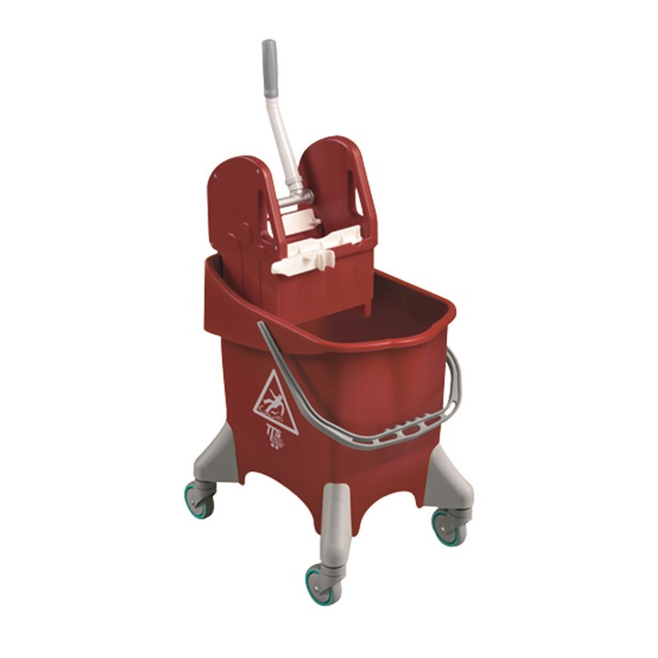 Red Combo Mop Bucket With Gear Wringer