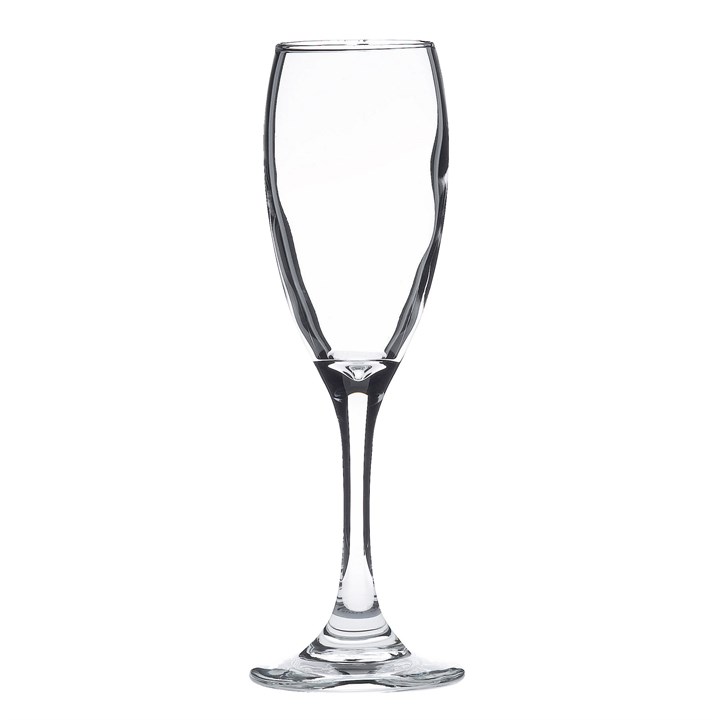 Teardrop Flute Champagne 6oz Lce@ 125ml Toughened