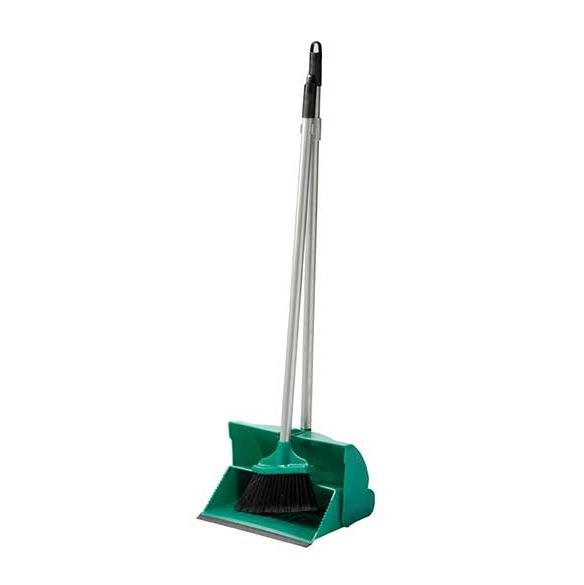 Lobby Pan and Broom Green Set