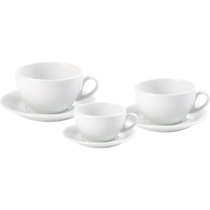 White Espresso Bowl Shaped Italian Cup 9cl (3oz)