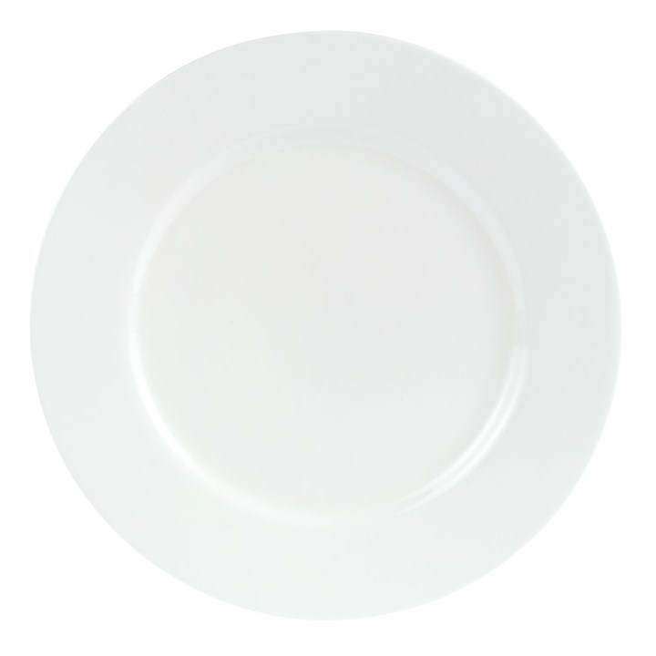 Fine White China Plate Roun 30.5cm 12