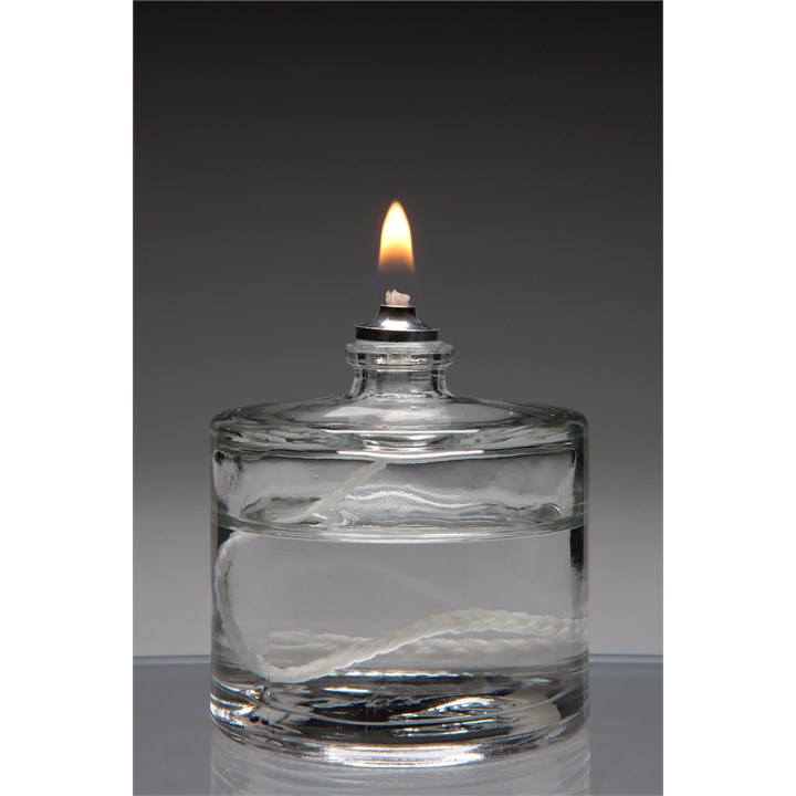 Refillable Glass Oil Candle Lamp