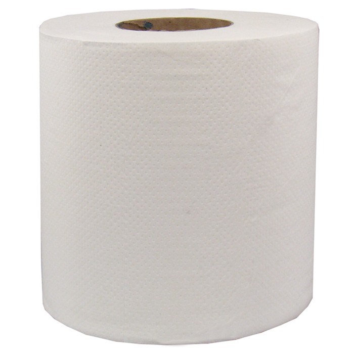 Jumbo Centrefeed White Roll Embossed 2Ply 110mx180mm