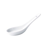 Ceramic White Tasting Spoon