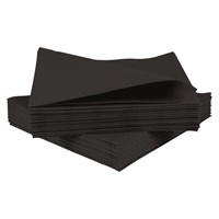 Napkin 40cm Black Airlaid