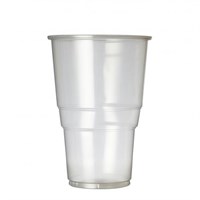 Disposable Flexi Glass Clear Pint To Brim CE