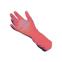 Gloves Rubber Pink Medium Size - Pair