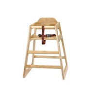 Natural Unassembled High Chair EU Compliant