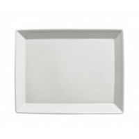 Fine White China Oblong Plate 20cm