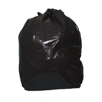 Bin Bag Black Compactor Sack  20 34 45in