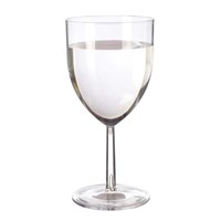 Reusable Plastic Wine Glass Clear 30cl (10oz)