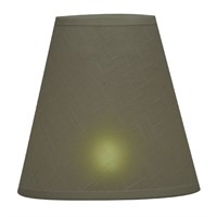 Round Moss Linen Shade 13cm x 13cm x 7cm