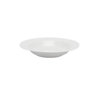Fine White China Rimmed Pasta/Soup Plate 24cm