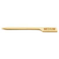 Bamboo Steak Marker Pick 'MEDIUM'