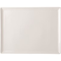 Rectangular Plate China White  31 x 24cm