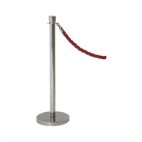 Stainless Steel Barrier Post With Weighted Base