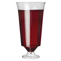 Single Use Footed Wine Glass Clear 24cl