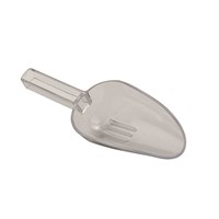 Clear Polycarb Draining Ice Scoop 17cl