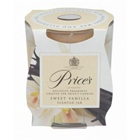 Candle Jar Scented Clear Vanilla