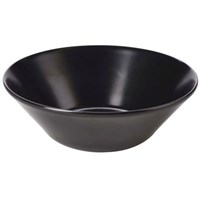 Deep/Serving/Soup Bowl Round 18cm Black