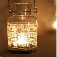 Lantern Moonlight Painted 12 x 7.5cm