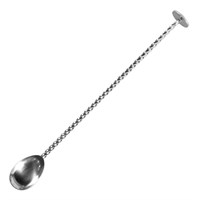 Mixing Spoon With Disk End 28cm