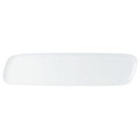 Plate Perspective Oblong White 60 x 16cm