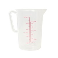 1L Clear Plastic Measuring Jug