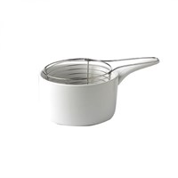 26x28cm Ceramic Frying Pan With Wire Basket