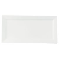 Platter Rectangular White 36 x 18cm