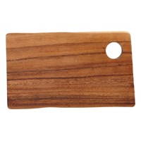 Wooden Rectangular Board With Hole 25 x 14cm (9.8 x 5.5'')
