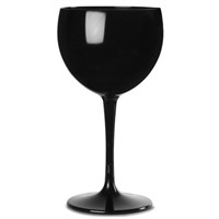 Polycarb Balloon Glass Black 40cl (14oz)