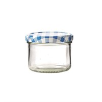 Preserving Jar Blue White Screw Li 23cl SP ORD