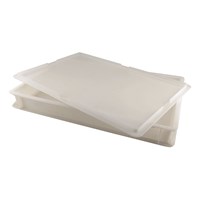 White Pizza Dough Tray 60x40x7.5cm