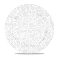Victorian Lace Footed Plate 27.6cm (10.9'')