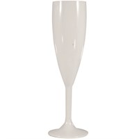 Elite Polycarb Champagne Flute Black 19cl 6.6oz