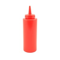 Red Squeeze Bottle 35cl (12oz)