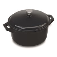 Cast Iron Round Casserote And Cover 18cm (7'')