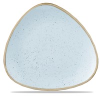Duck Egg Stonecast Triangle Plate 31cm