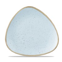 Triangle Plate Stonecast Duck Egg 26.5cm