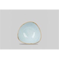 Triangular Bowl Stonecast Duck Egg 15.3cm