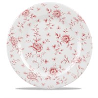 Cranberry Rose Chintz Plate 30.5cm (12'')