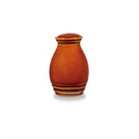 Rustic Brown Center Stage Pepper Shaker 7.2cm (2.8'')