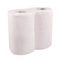 2 Ply White Toilet Roll 200 Sheets